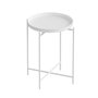 Hanah Home Shb-007-B Mesa de Centro de Metal Blanca